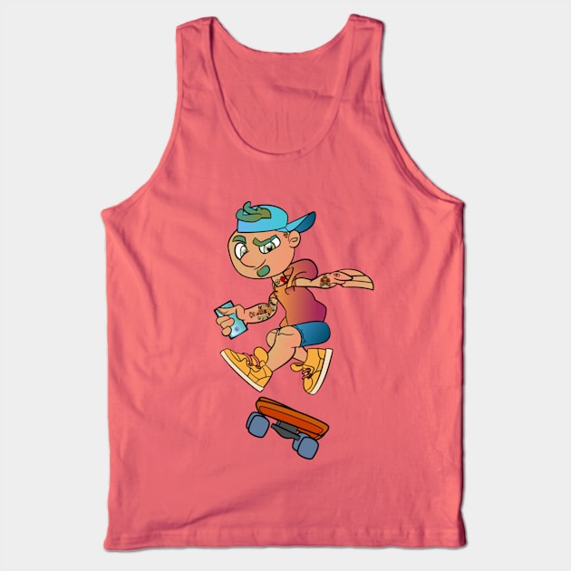 SkaterBoi Tank Top by emrecanucbas